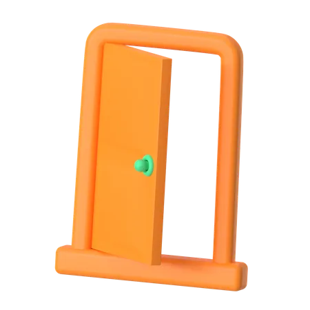 Porte ouverte  3D Icon