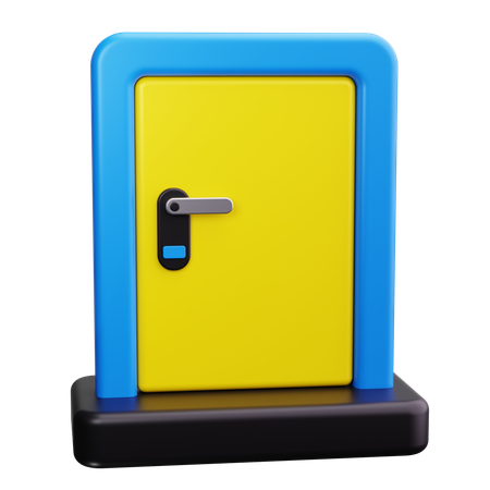 Porte ouverte  3D Icon