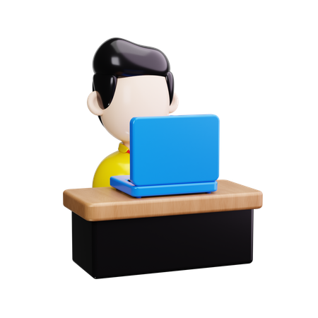 Travailleur  3D Icon