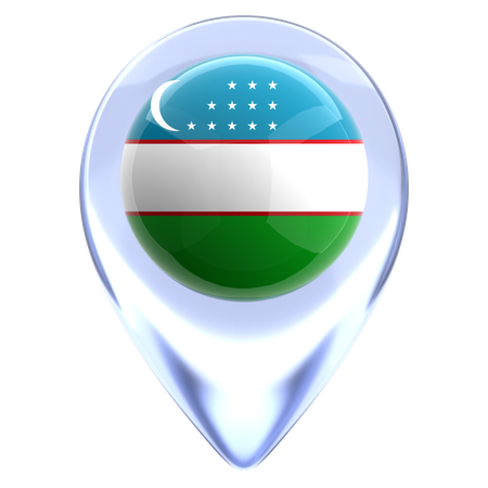 Ouzbékistan  3D Icon