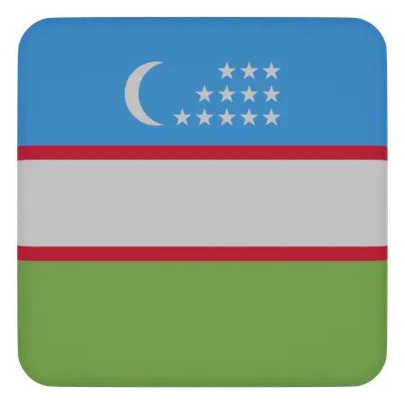 Ouzbékistan  3D Icon