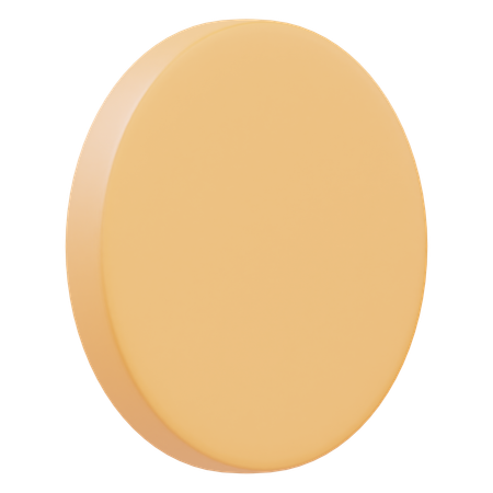 Oval  3D Icon