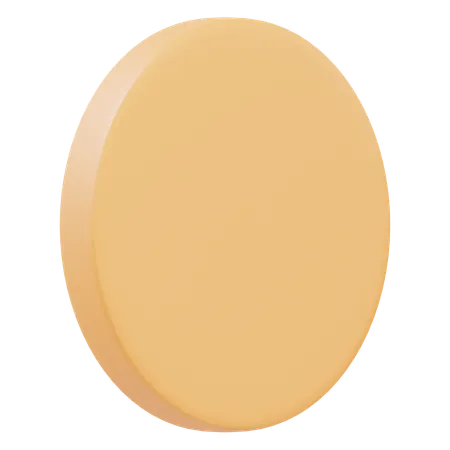 Oval  3D Icon