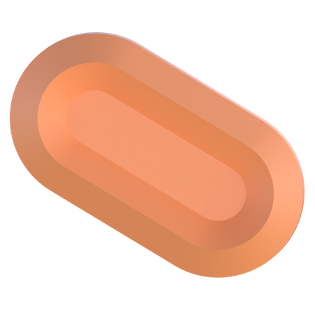 Oval  3D Icon