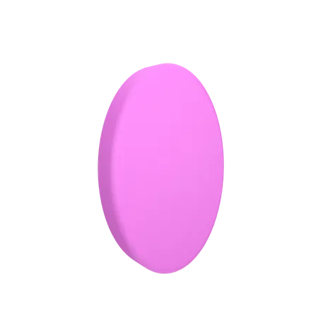 Oval  3D Icon