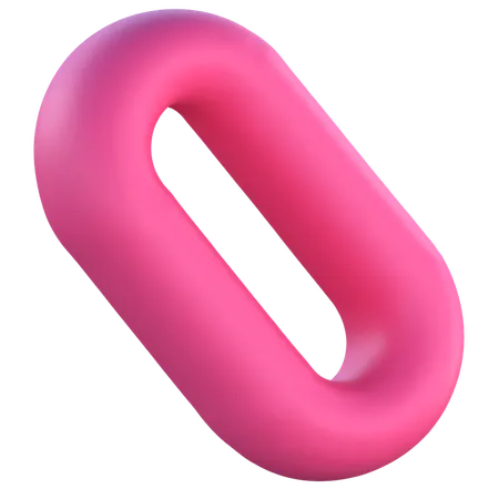 Oval Pipe  3D Icon