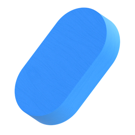 楕円形  3D Icon