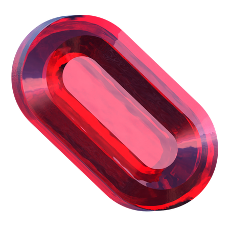 타원형  3D Icon