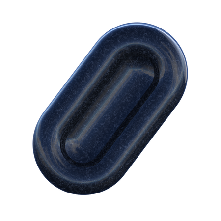 Oval Shape  3D Icon