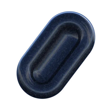 Oval Shape  3D Icon