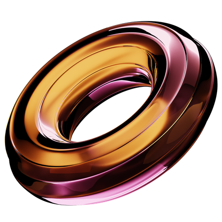 Oval  3D Icon