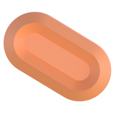 Oval  3D Icon