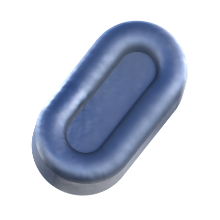 Ovale Form  3D Icon