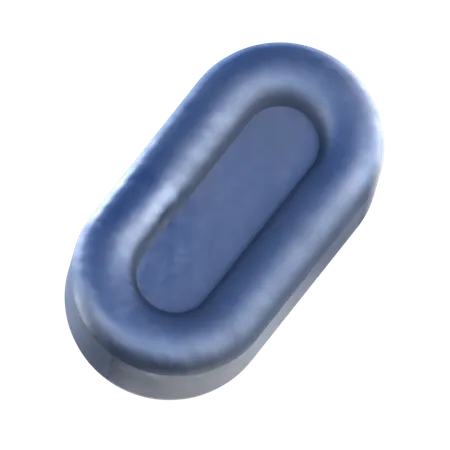 Ovale Form  3D Icon