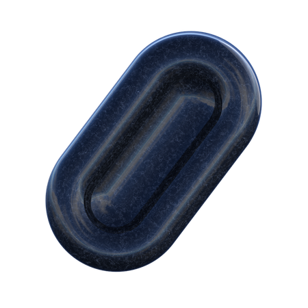 Ovale Form  3D Icon