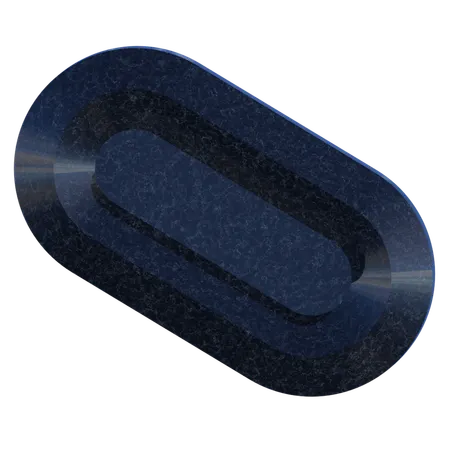 Ovale Form  3D Icon