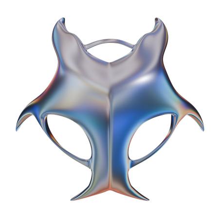 Forma abstracta de ovario  3D Icon