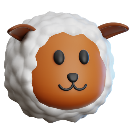 Oveja  3D Icon