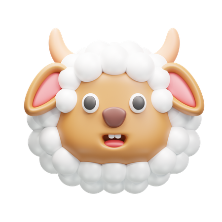 Animoji de oveja  3D Icon