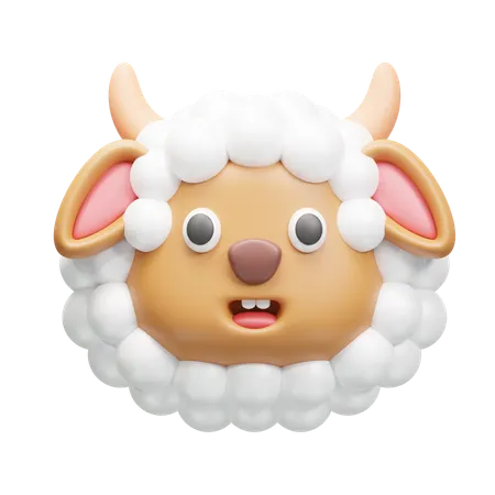 Animoji de oveja  3D Icon