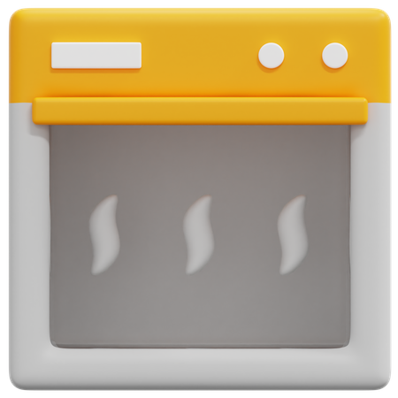 Oven  3D Icon