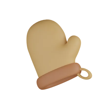 Oven Gloves 3D Icon