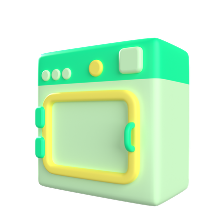 Oven Incubator  3D Icon