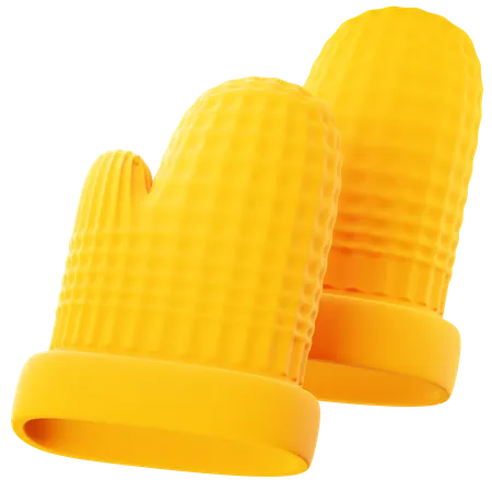 Oven Mitt  3D Icon