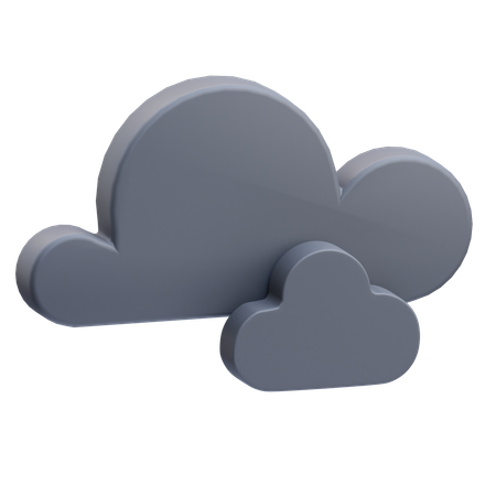 Overcast  3D Icon