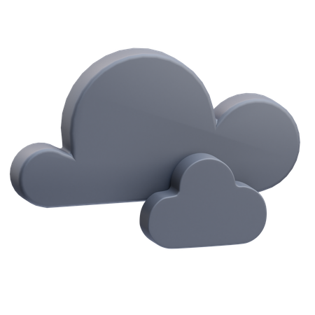 Overcast  3D Icon