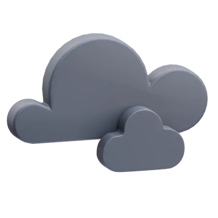 Overcast  3D Icon