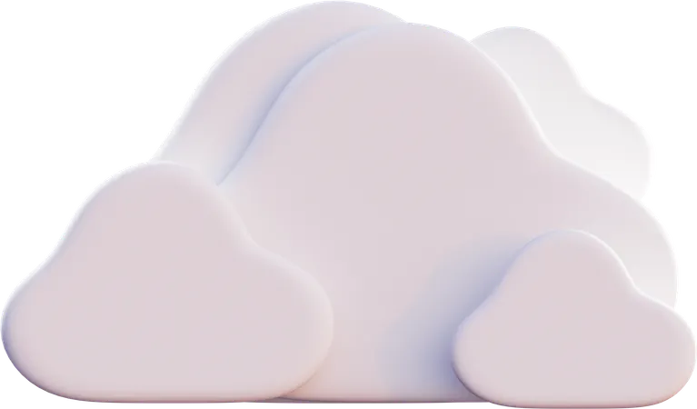 Overcast  3D Icon