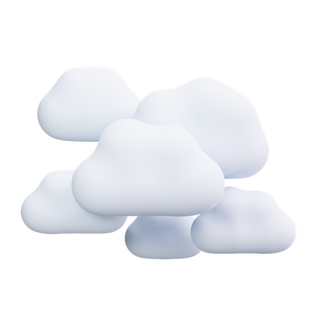 Overcast  3D Icon