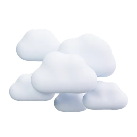 Overcast  3D Icon