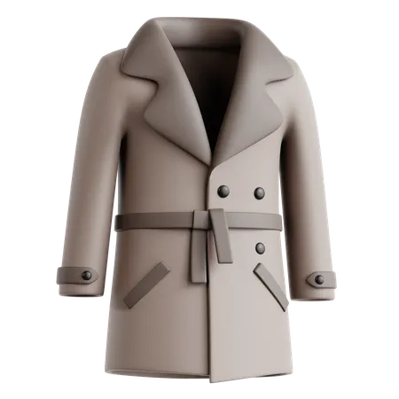Overcoat  3D Icon