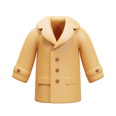 Overcoat  3D Icon