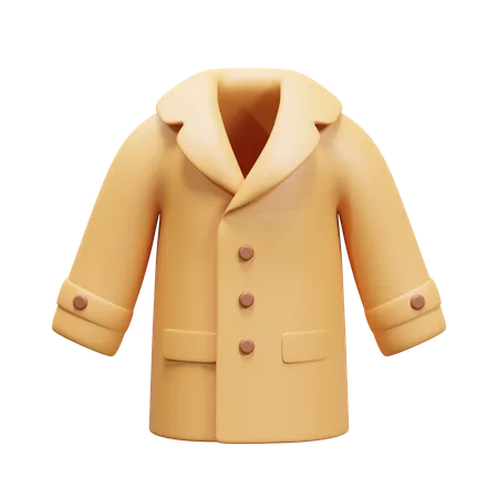 Overcoat  3D Icon