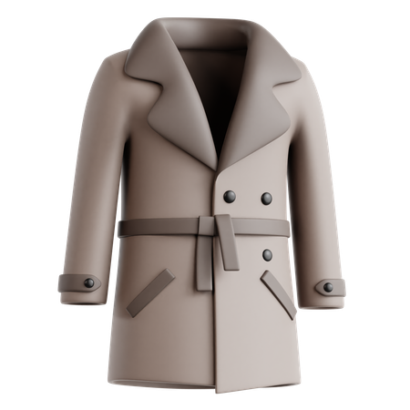 Overcoat  3D Icon