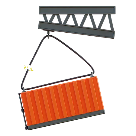 Overhead Crane  3D Icon