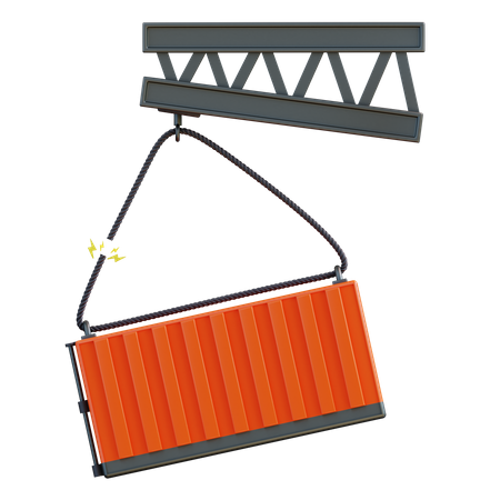 Overhead Crane  3D Icon