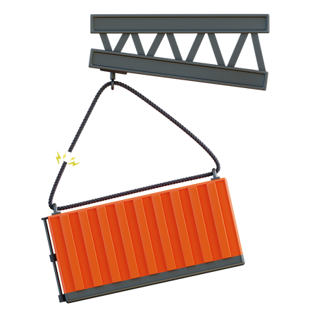 Overhead Crane 3D Icon