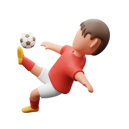 Overhead kick  3D Icon