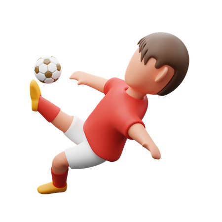 Overhead kick  3D Icon