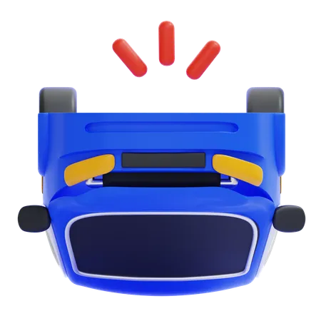 Overturned Vehicle  3D Icon