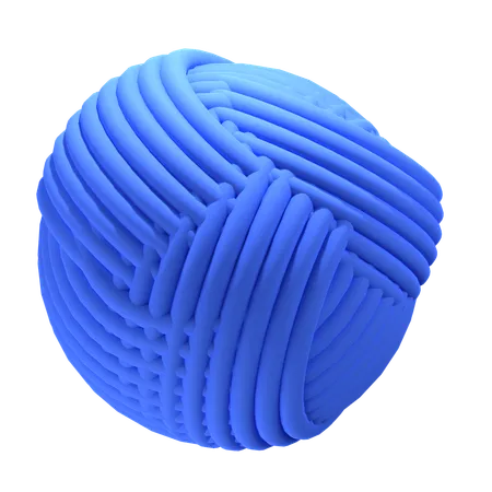 Bola de hilo  3D Icon