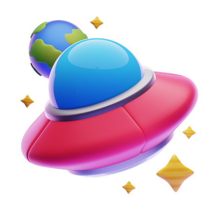 OVNI  3D Icon