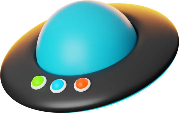 OVNI  3D Icon