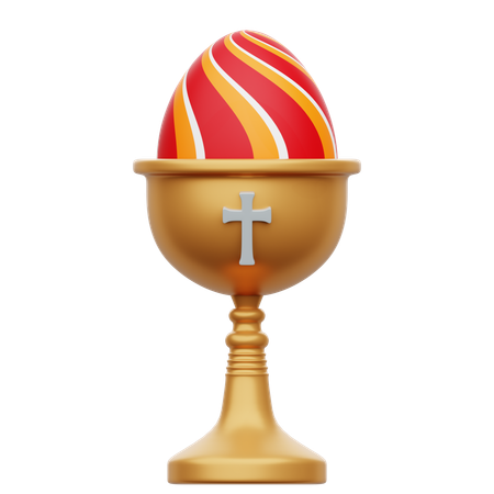 Ovo de cálice sagrado  3D Icon