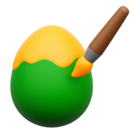 Ovos de pascoa  3D Icon