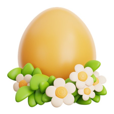 Ovo decorativo  3D Icon